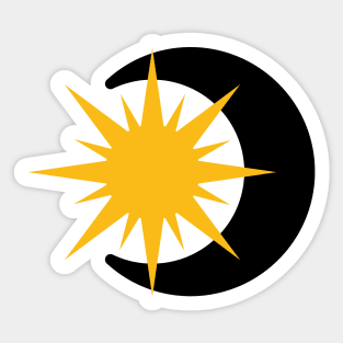 Sun and Moon Sticker